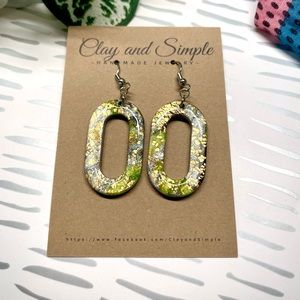 Clay and Simple hoop earrings